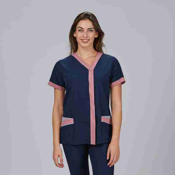 Blusa mujer abierta botones Cassandra microfibra