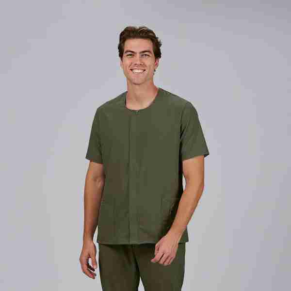 Blusa hombre escote caja microfibra