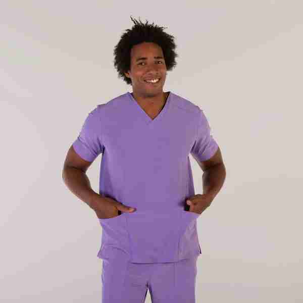Blusa hombre c/pico microfibra - Imagen 14