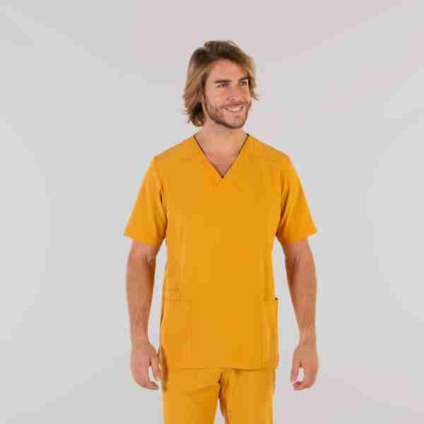 Blusa hombre c/pico microfibra - Imagen 6