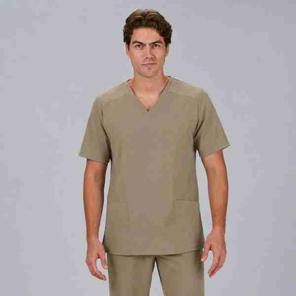 Blusa hombre c/pico microfibra - Imagen 7