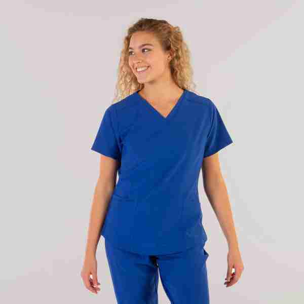 Blusa mujer c/pico microfibra - Imagen 5