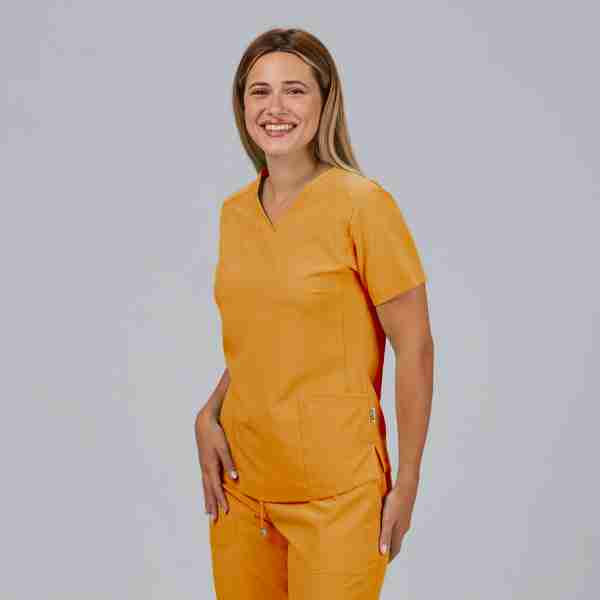 Blusa mujer c/pico microfibra - Imagen 6