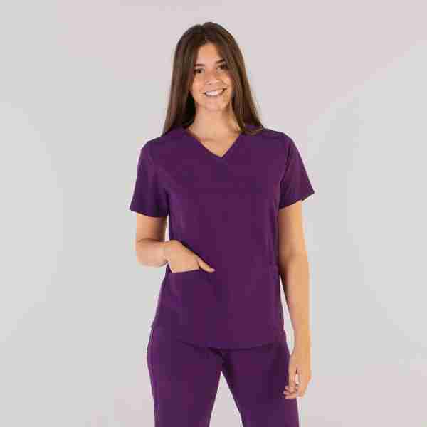 Blusa mujer c/pico microfibra - Imagen 10