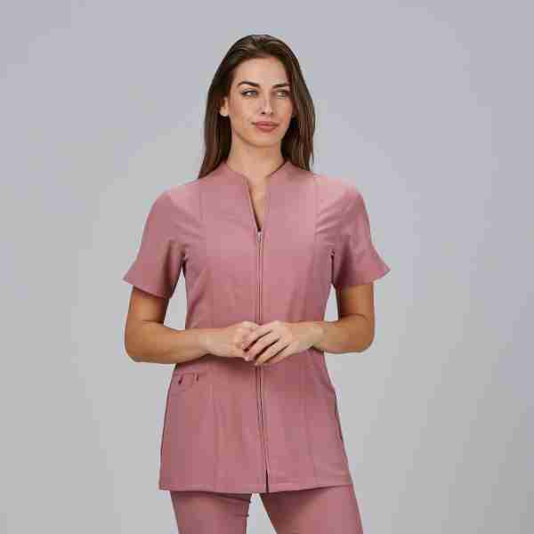 Chaqueta sanitaria microfibra colores Mod.Yanira - Imagen 2